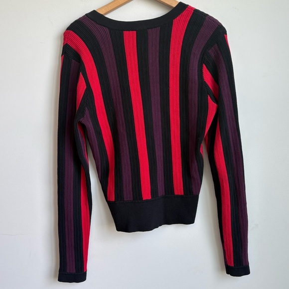CAbi #3538 Royal Striped Pullover Sweater MEDIUM - Picture 5 of 5